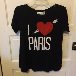 Wildfox black tee ❤️ Paris ❤️